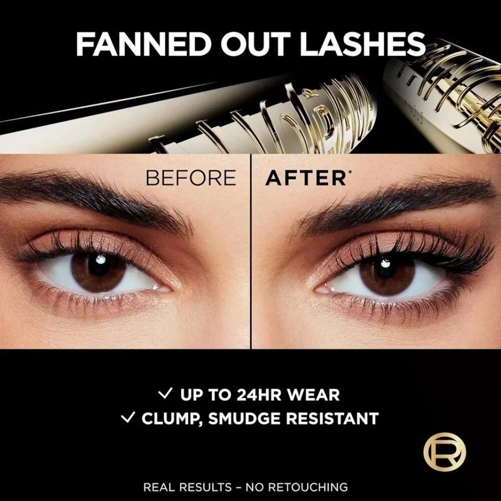 (2 Pack) L'oreal Voluminous Panorama Mascara 701 Blackest Black 0.33 FL OZ -NEW